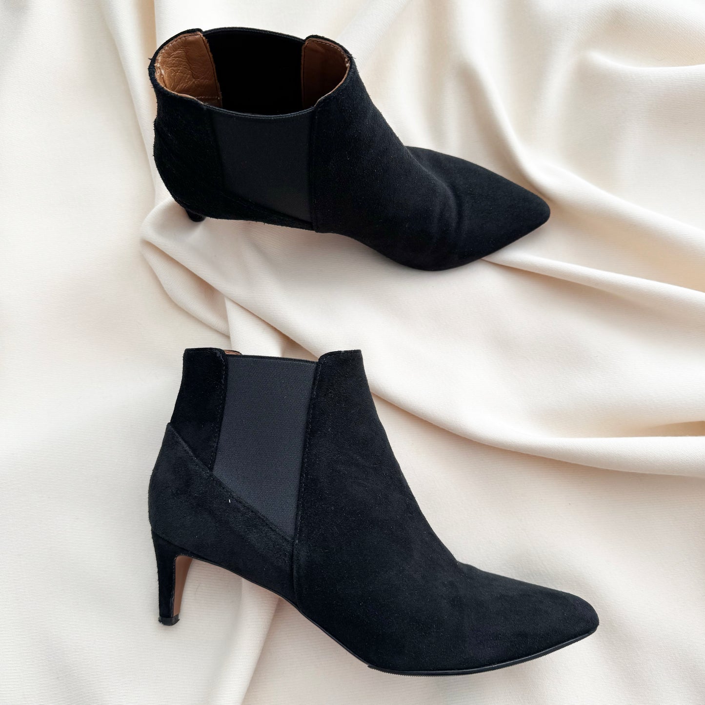 ATP Atelier "Cynara" 65mm Suede Ankle Boot in Black, size 37