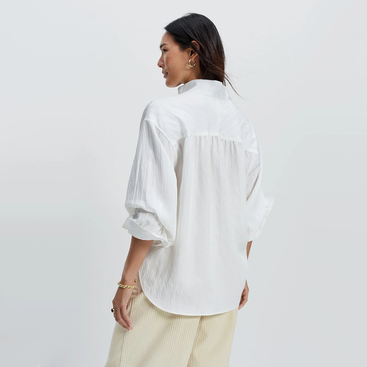 Wiggy Kit "Library" Shirt in White, size Large