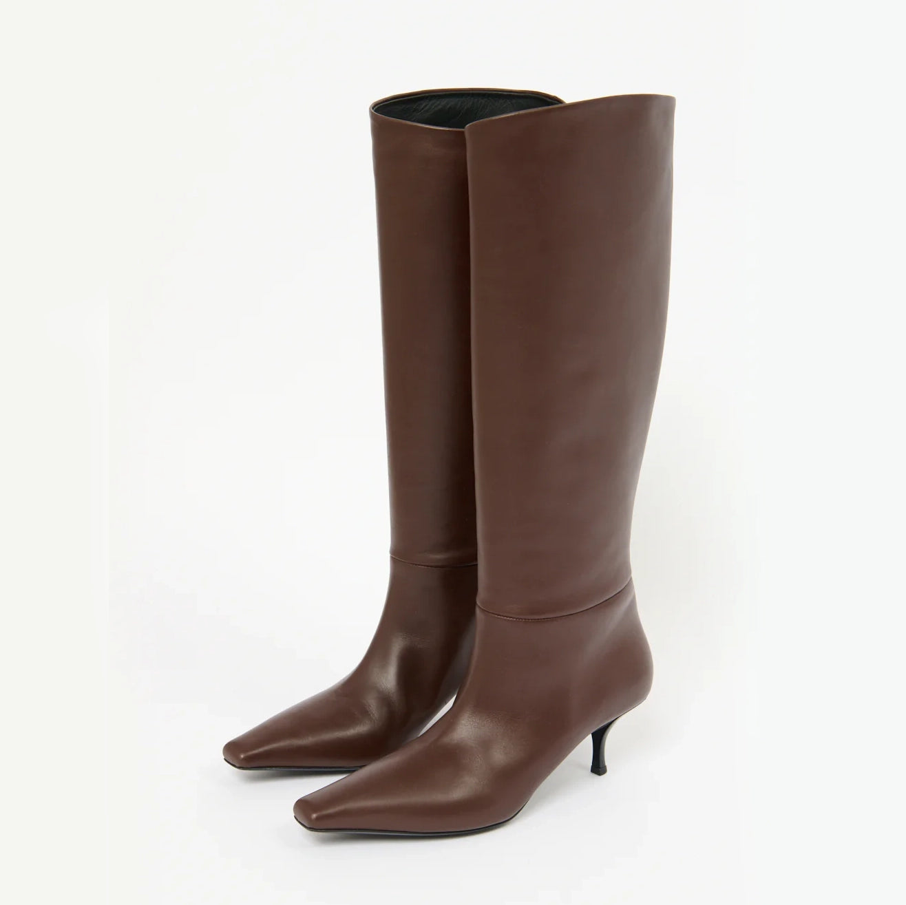 Neous "Rami Tubo" Knee-High 50mm Boots in Dark Brown, size 7