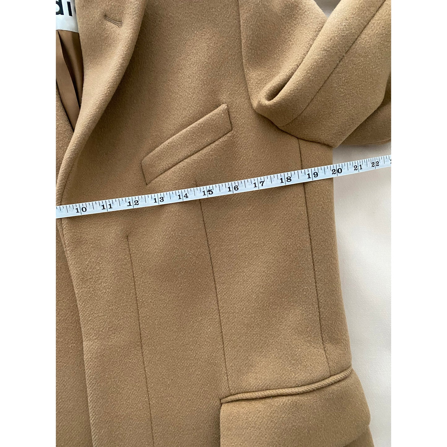 Acne Single Breasted Coat in Camel, size 36 (Fits like size Small)