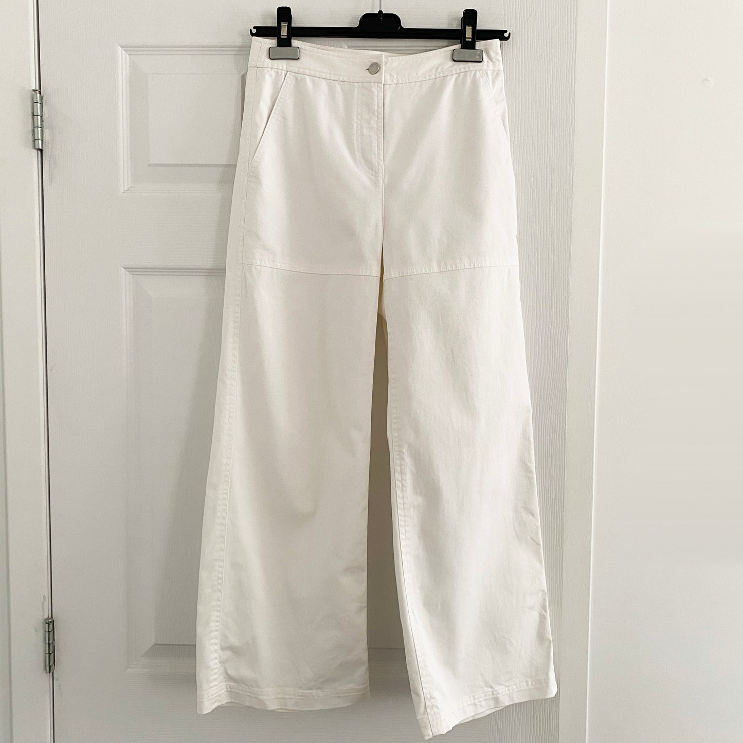 T by Alexander Wang White Wide Leg Crop Pant, size 2