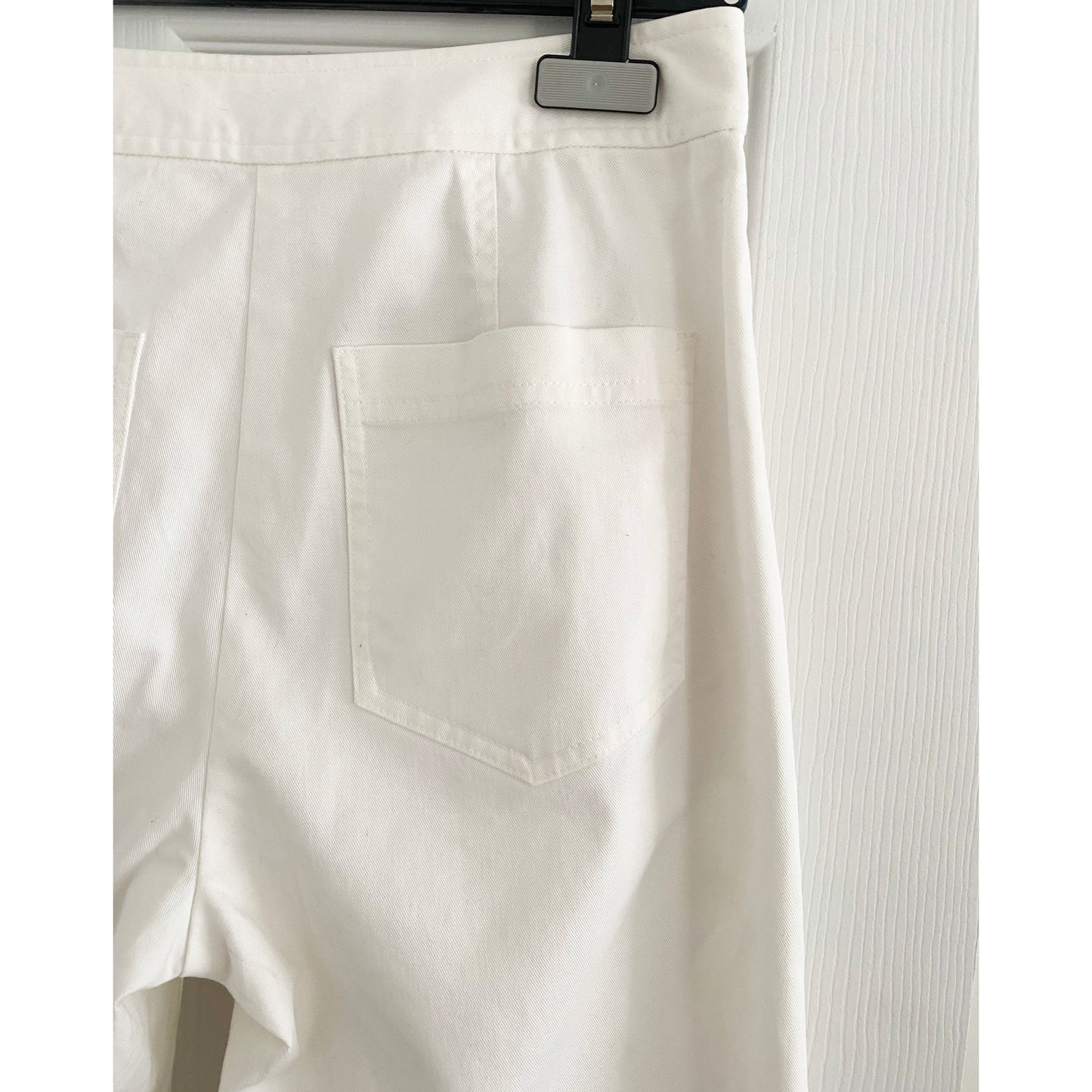 T by Alexander Wang White Wide Leg Crop Pant, size 2