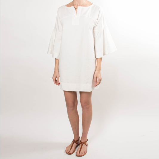 Apiece Apart Flared Sleeve Dress in Ivory, size 4