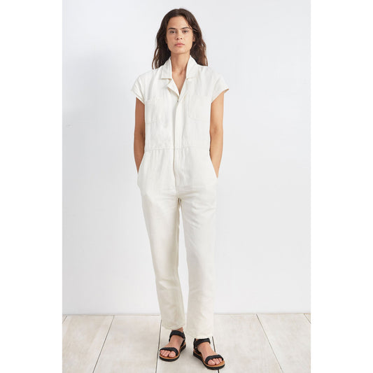 Apiece Apart "Azore" jumpsuit in Ivory, size 4