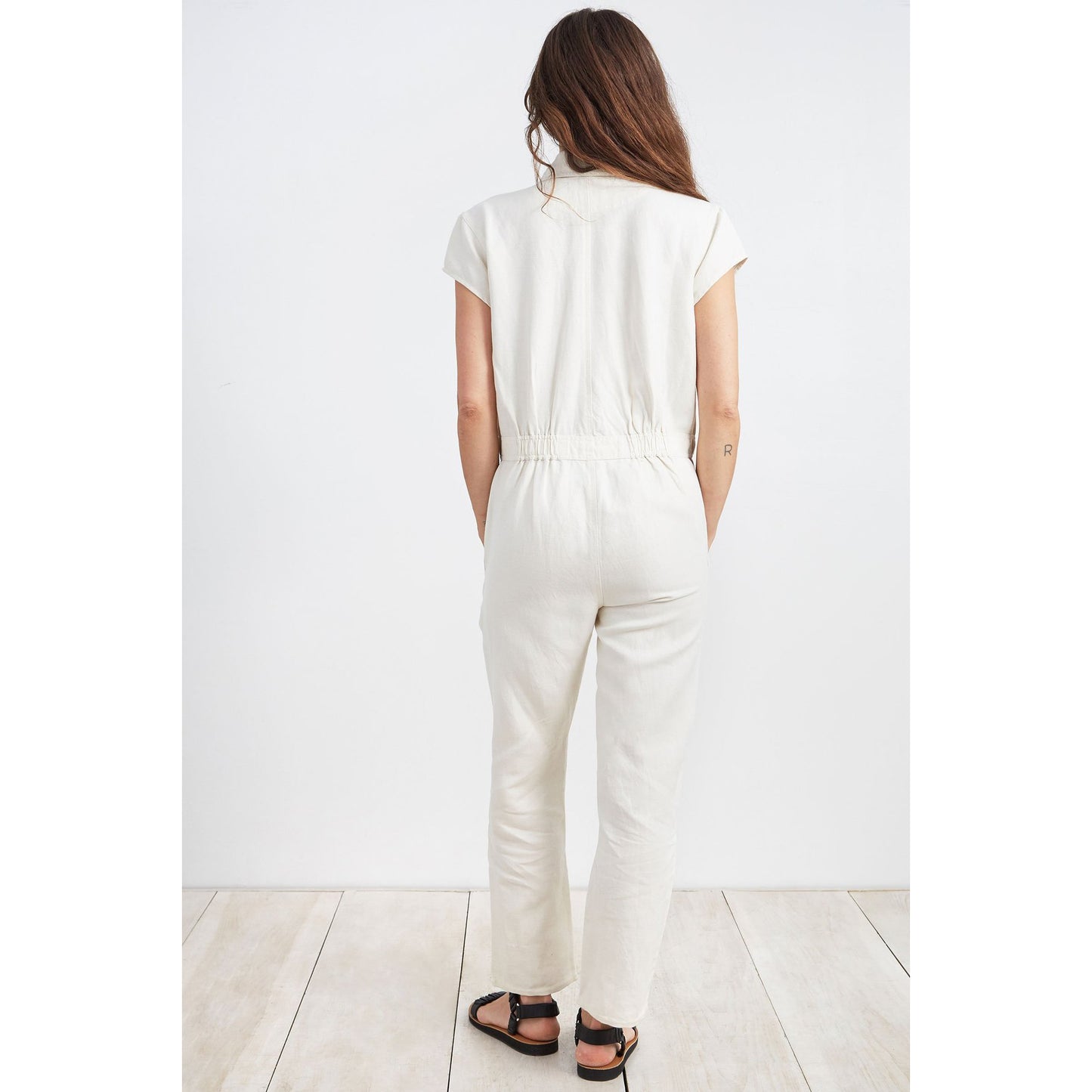 Apiece Apart "Azore" jumpsuit in Ivory, size 4