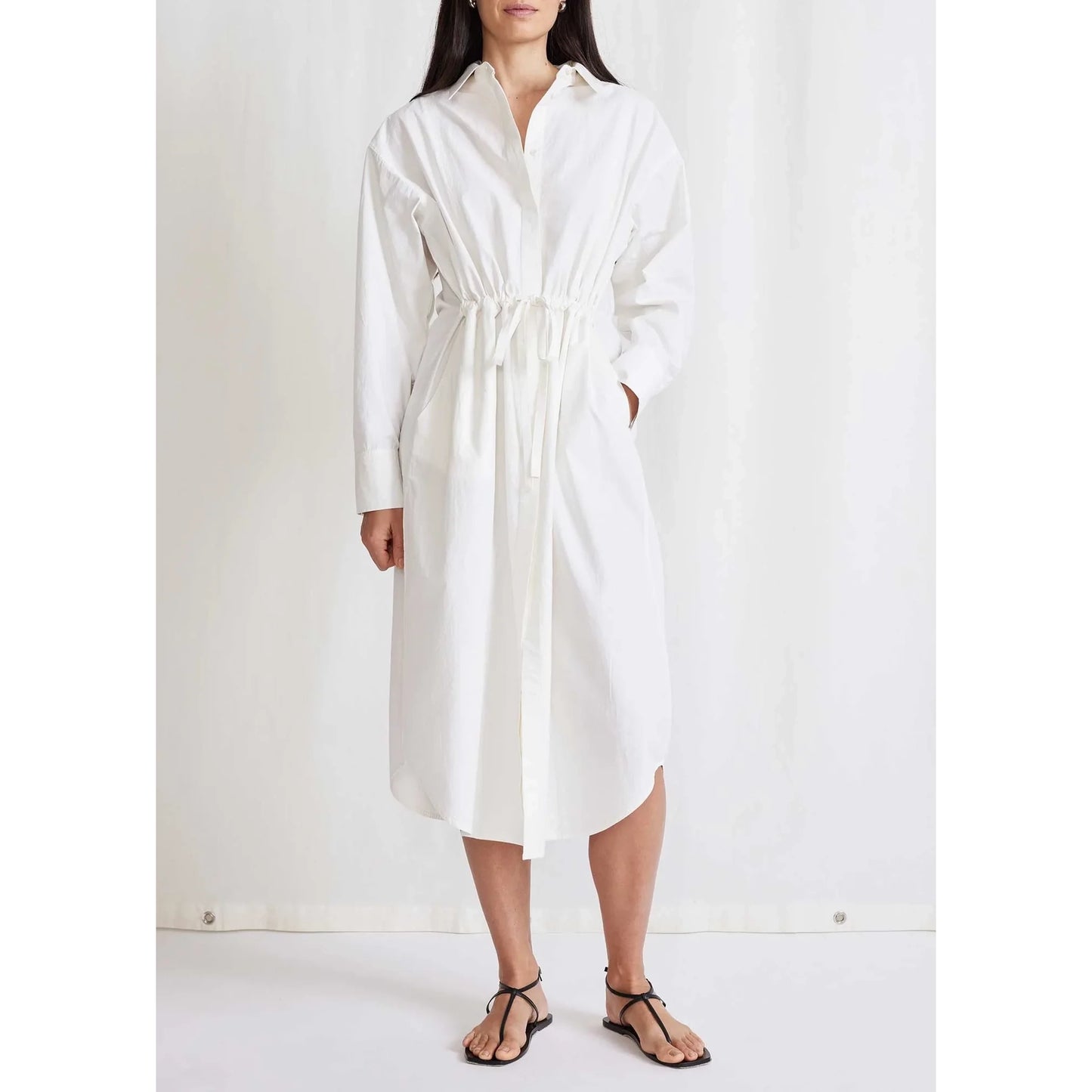 Apiece Apart "Molto" Dress in White, size XS/S