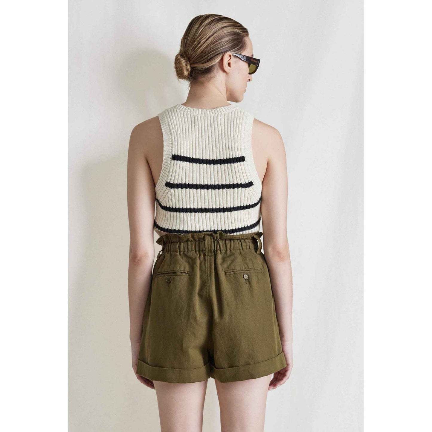 Apiece Apart "Philomena" Striped Knit Tank, size XS