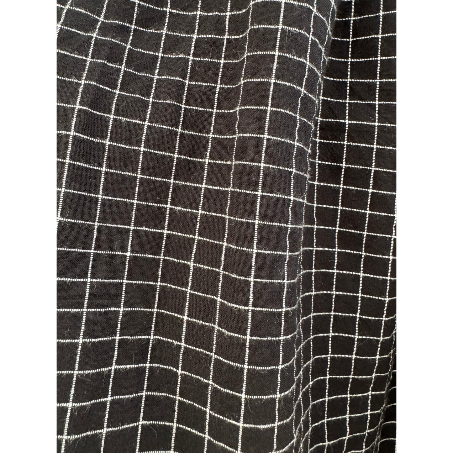 Apiece Apart "La Loma" Romper in Black Check, Size Small