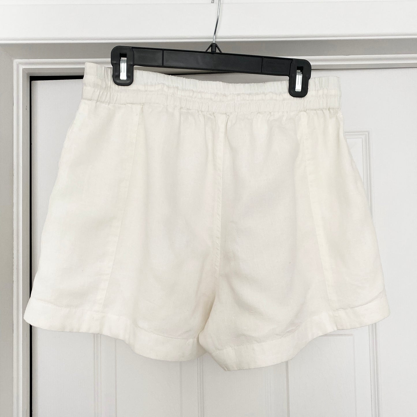 Short en lin blanc Apiece Apart, taille grande