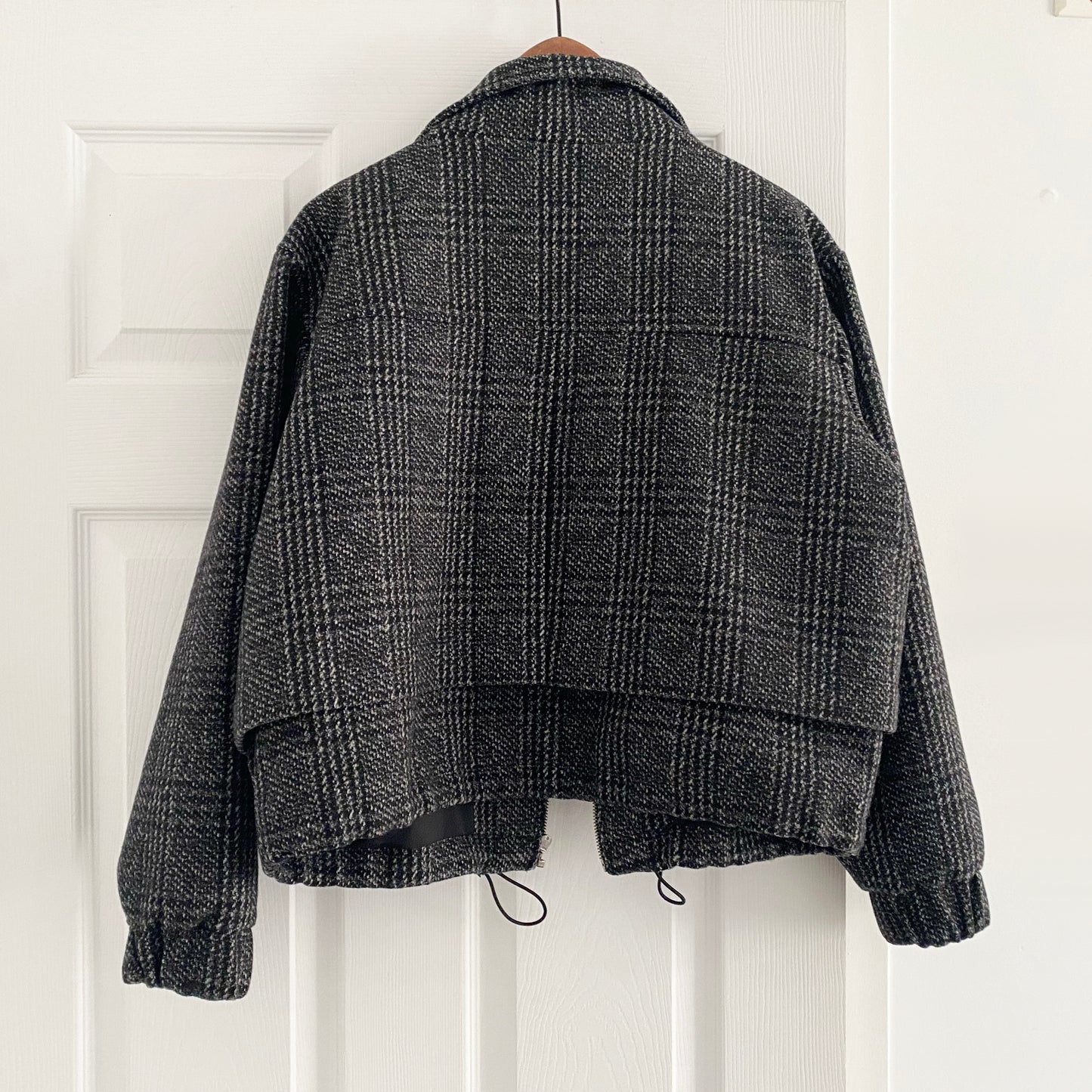 Apiece Apart "Selva" Tweed Jacket in Grey, size Small (fits S-M)