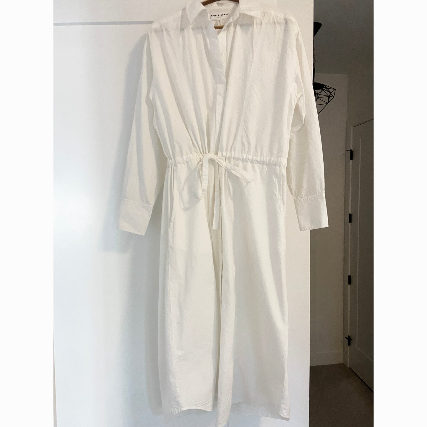 Apiece Apart "Molto" Dress in White, size XS/S