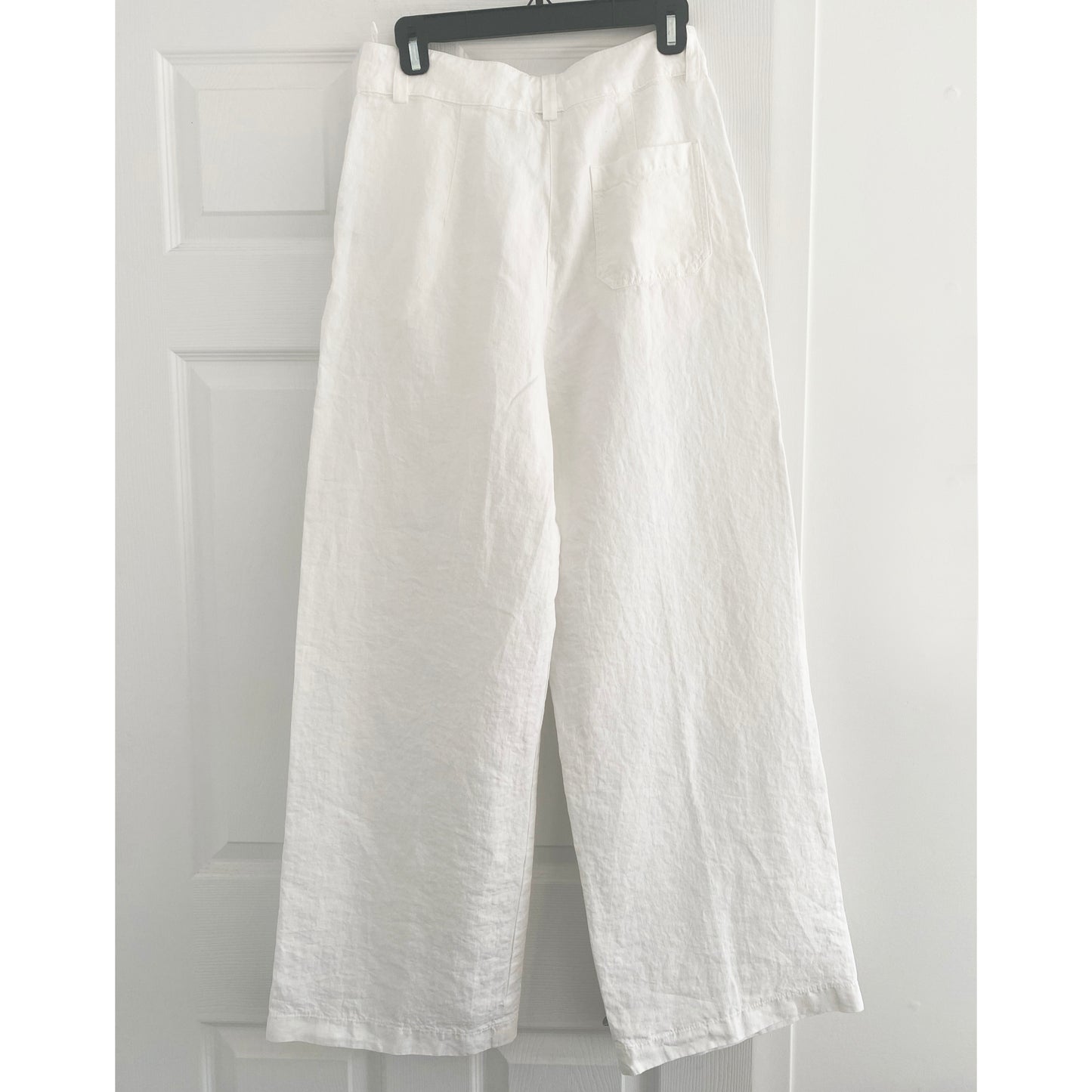 Aspesi White Linen Trousers, size 42 (fits like a size 4)