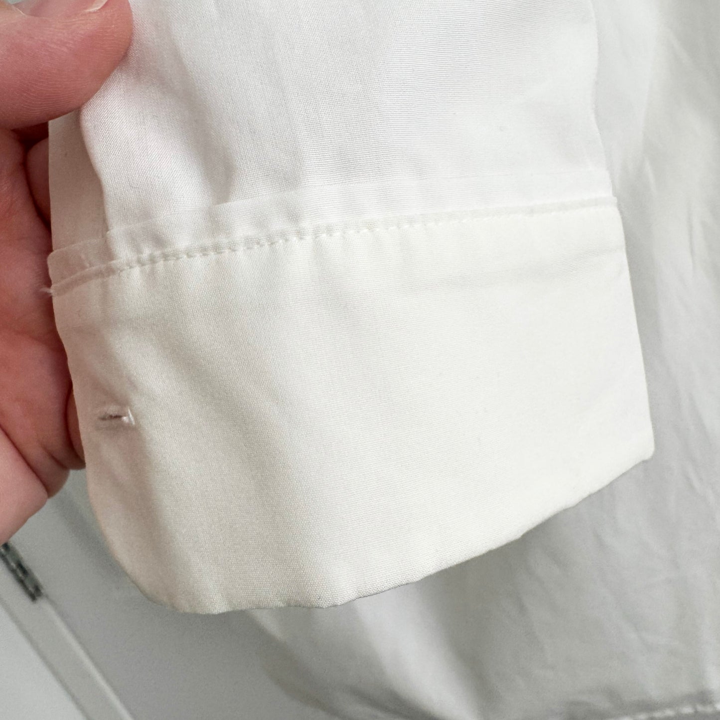 Atea Oceanie White Poplin Tunic/Dress, size 40 (Fits size 6 ish)