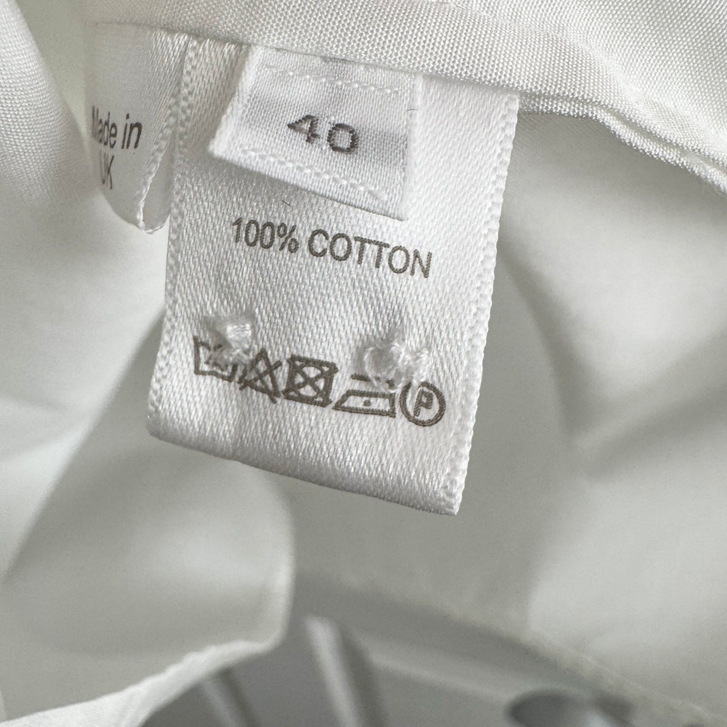 Atea Oceanie White Poplin Tunic/Dress, size 40 (Fits size 6 ish)