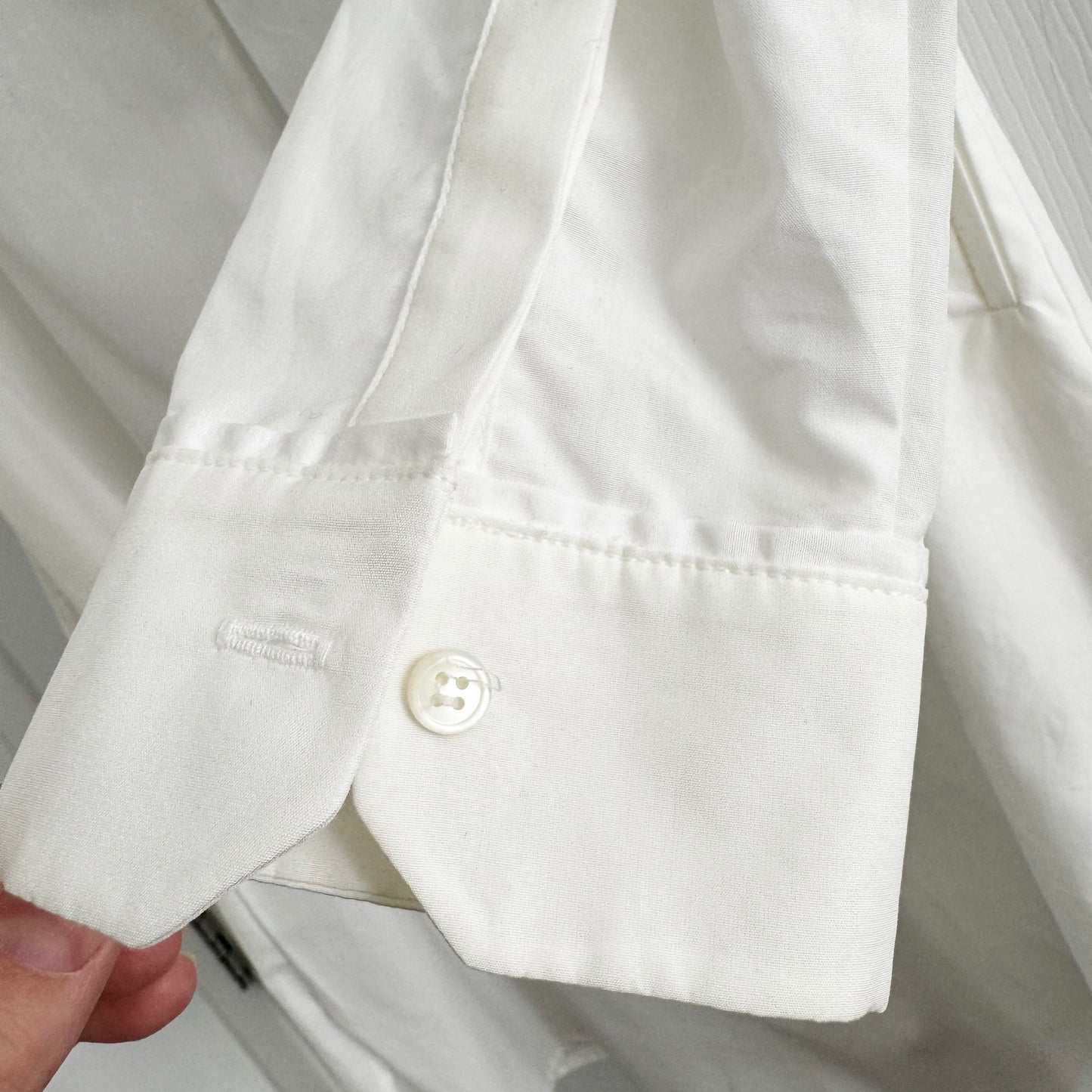 Atea Oceanie White Poplin Tunic/Dress, size 40 (Fits size 6 ish)