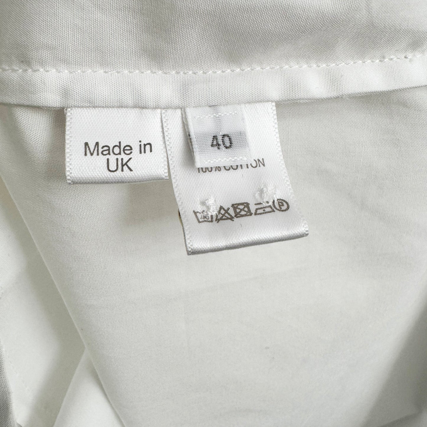 Atea Oceanie White Poplin Tunic/Dress, size 40 (Fits size 6 ish)