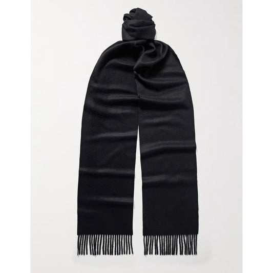 Auralee Baby Cashmere Long Stole in Black