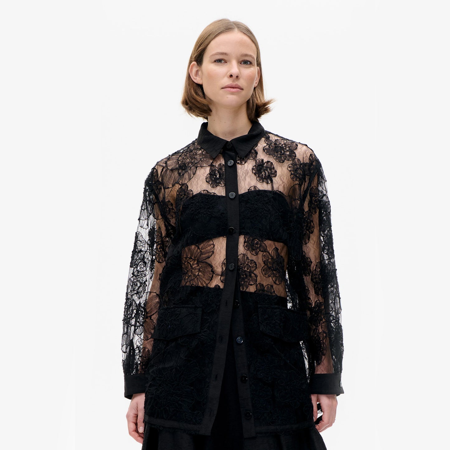 Baum und Pferdgarten "Annica" Lace Blouse in Black, size 36