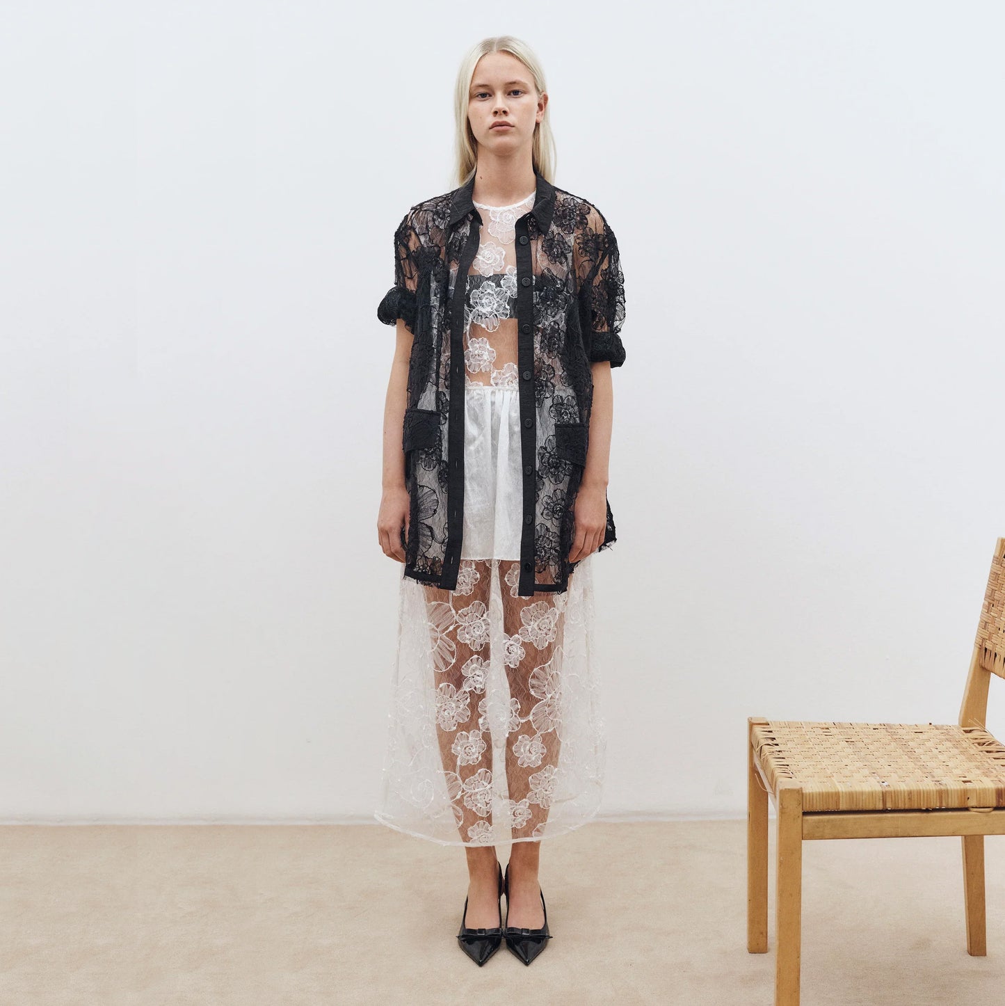 Baum und Pferdgarten "Annica" Lace Blouse in Black, size 36