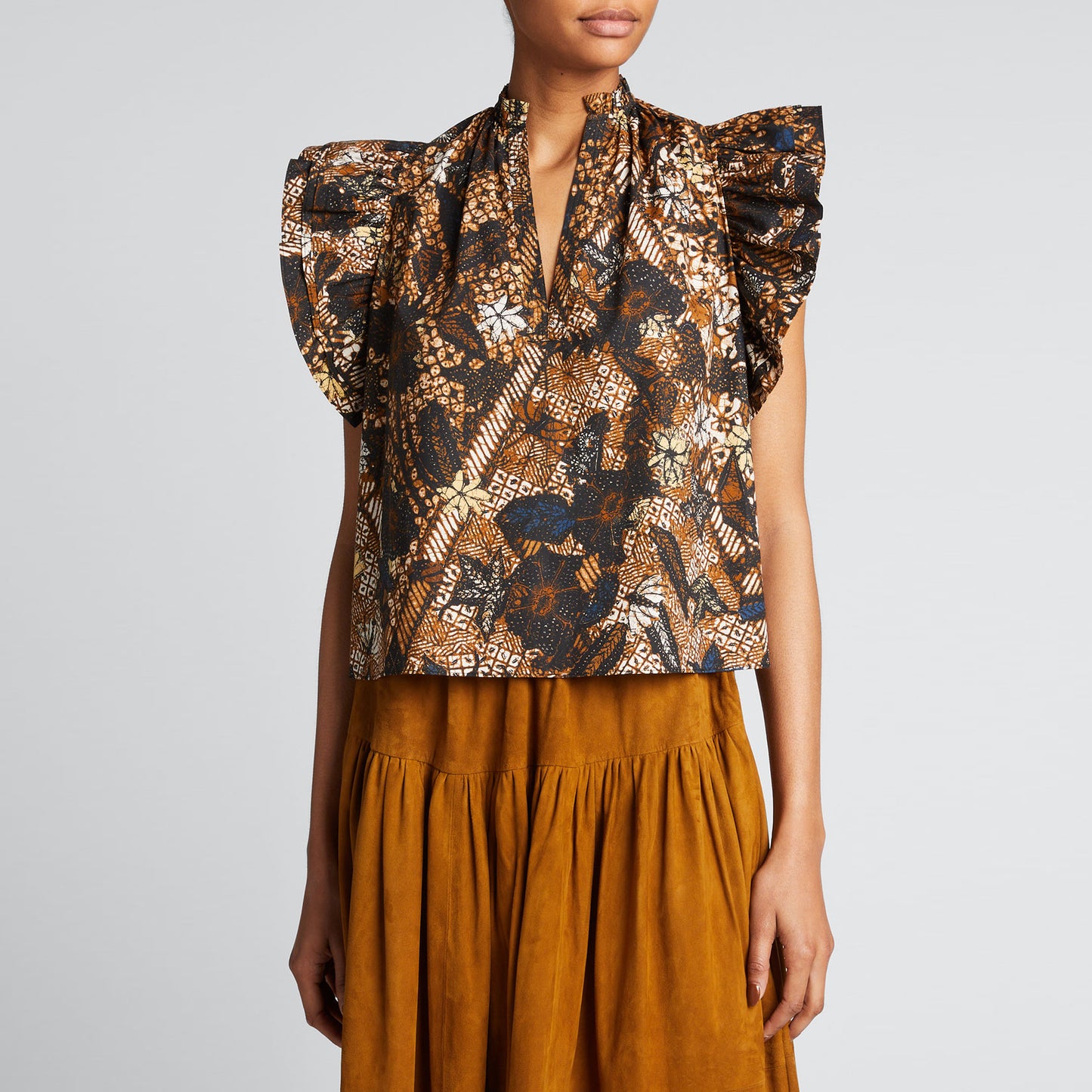 Ulla Johnson "Elena" Printed Top, size 4