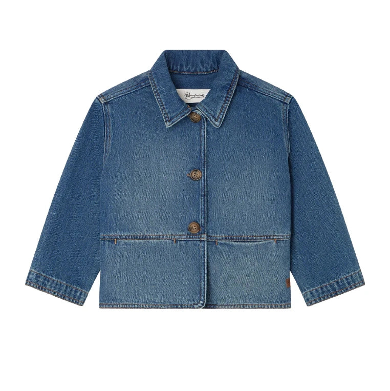 ** KIDS ** Bonpoint Denim Jacket in Blue, size 12 years