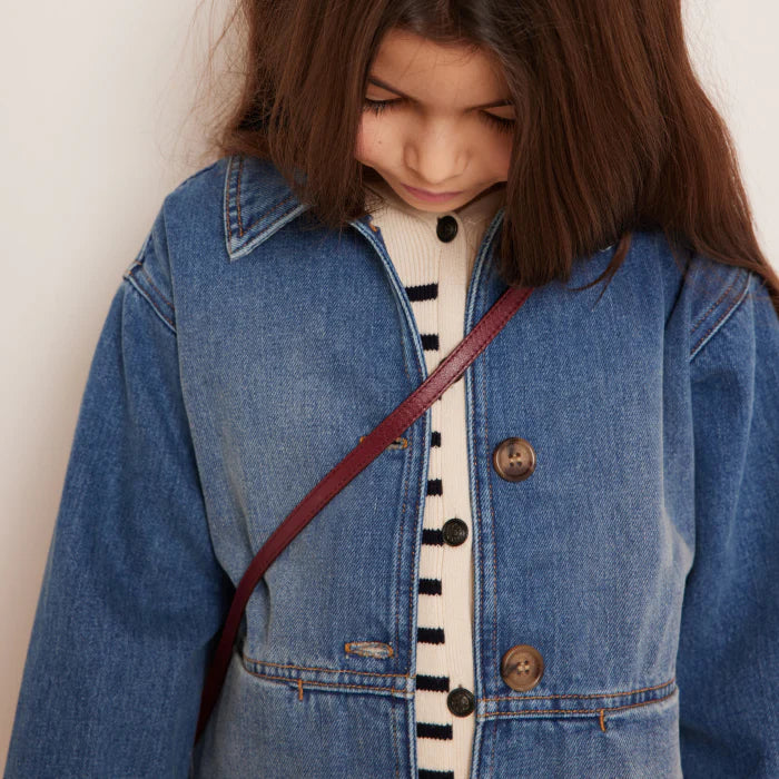 ** KIDS ** Bonpoint Denim Jacket in Blue, size 12 years