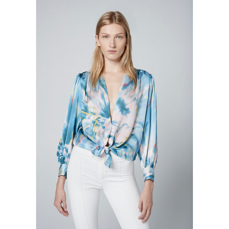 Smythe Tie Dye Blouse, size XS/S?
