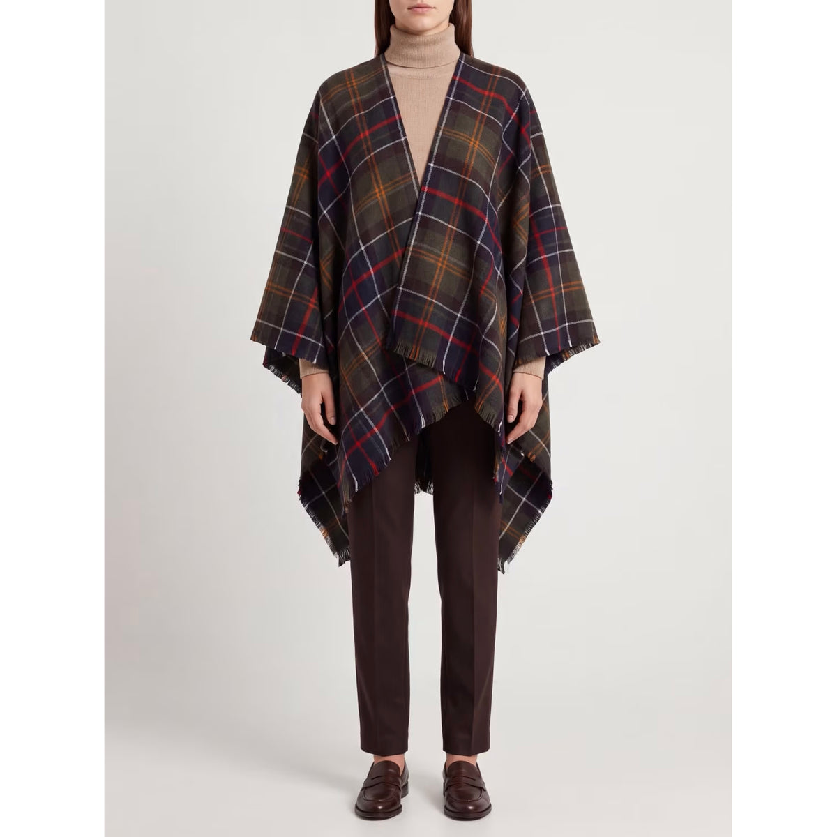 Barbour "Monteith" Shawl in Classic Tartan