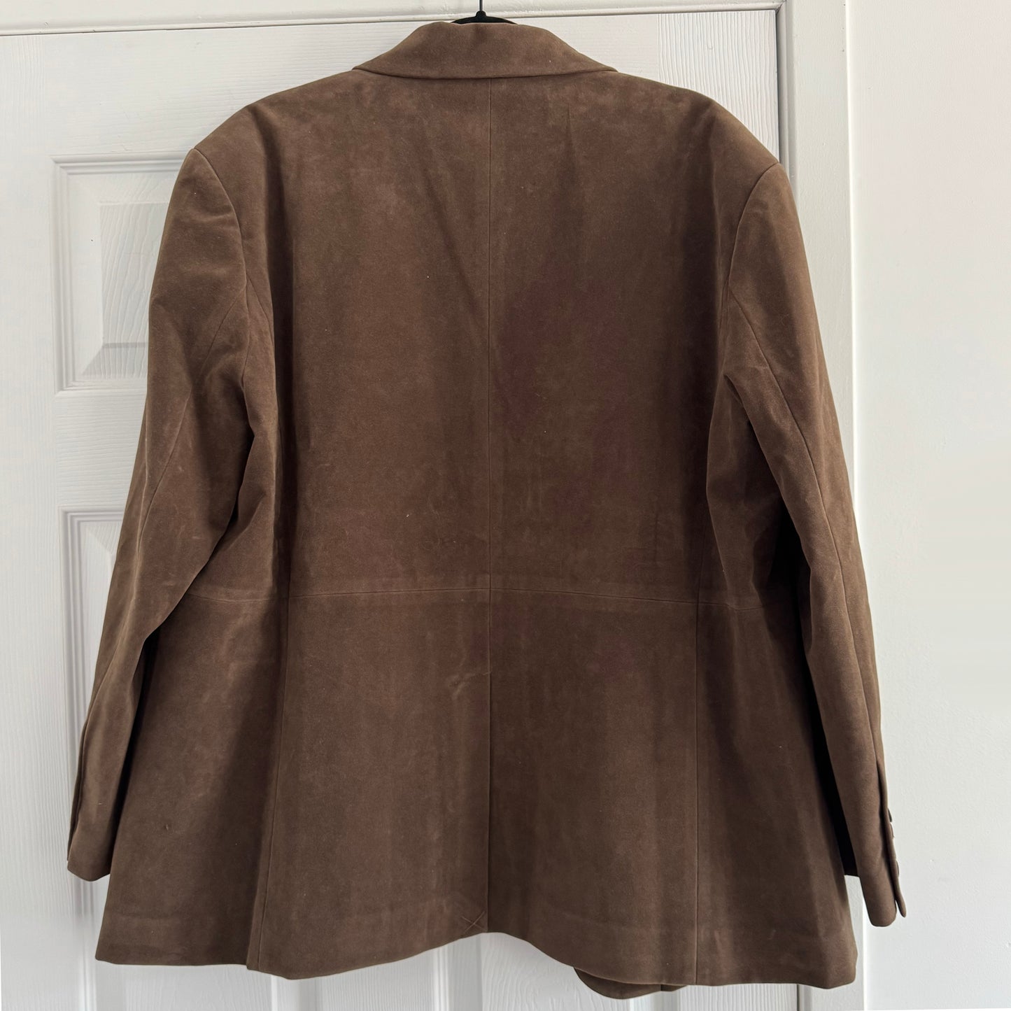 Bayse Oversize Faux Suede in Brown, size XL