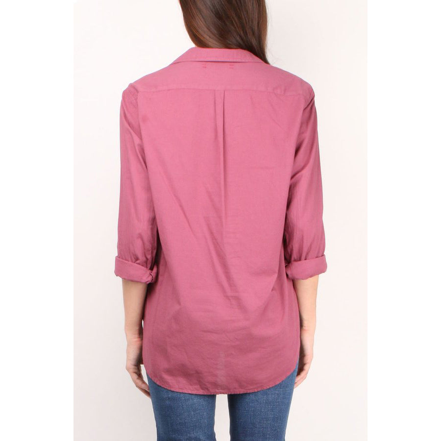 Xirena "Beau" Shirt in Dark Pink, size Small