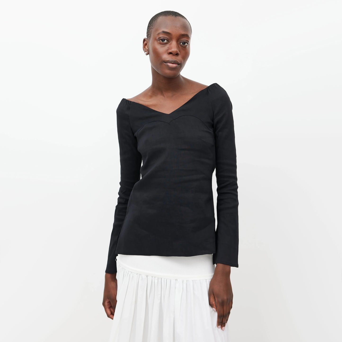 Beaufille "Bia" Blouse in Black, size 2