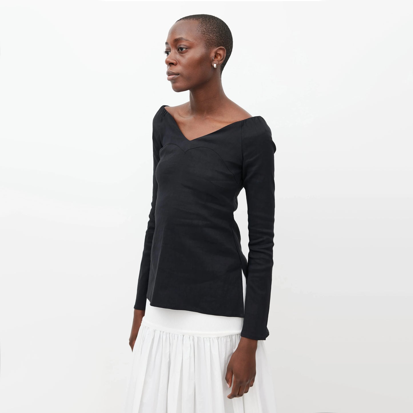 Beaufille "Bia" Blouse in Black, size 2