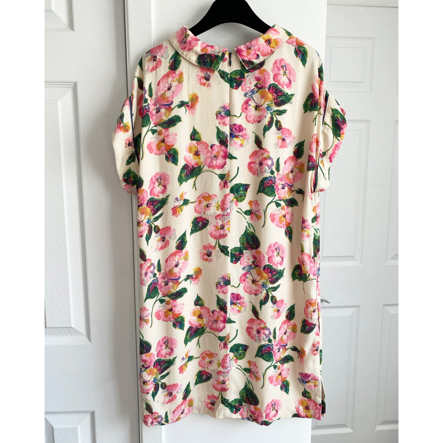 Bellerose Pink Floral Dress, Fits like size 14 years