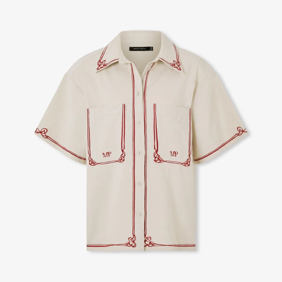 Magali Pascale "Betty" Shirt in Beige, size XS/S