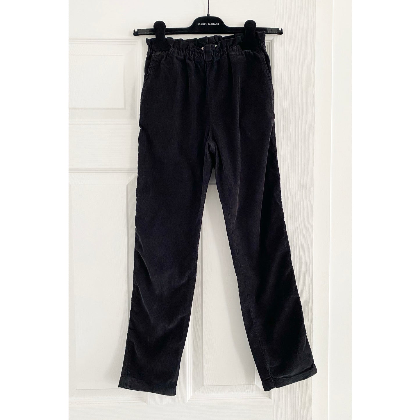 ** KIDS ** Bonpoint "Fetiche" Corduroy Black/Dark Navy Pant, size 12y