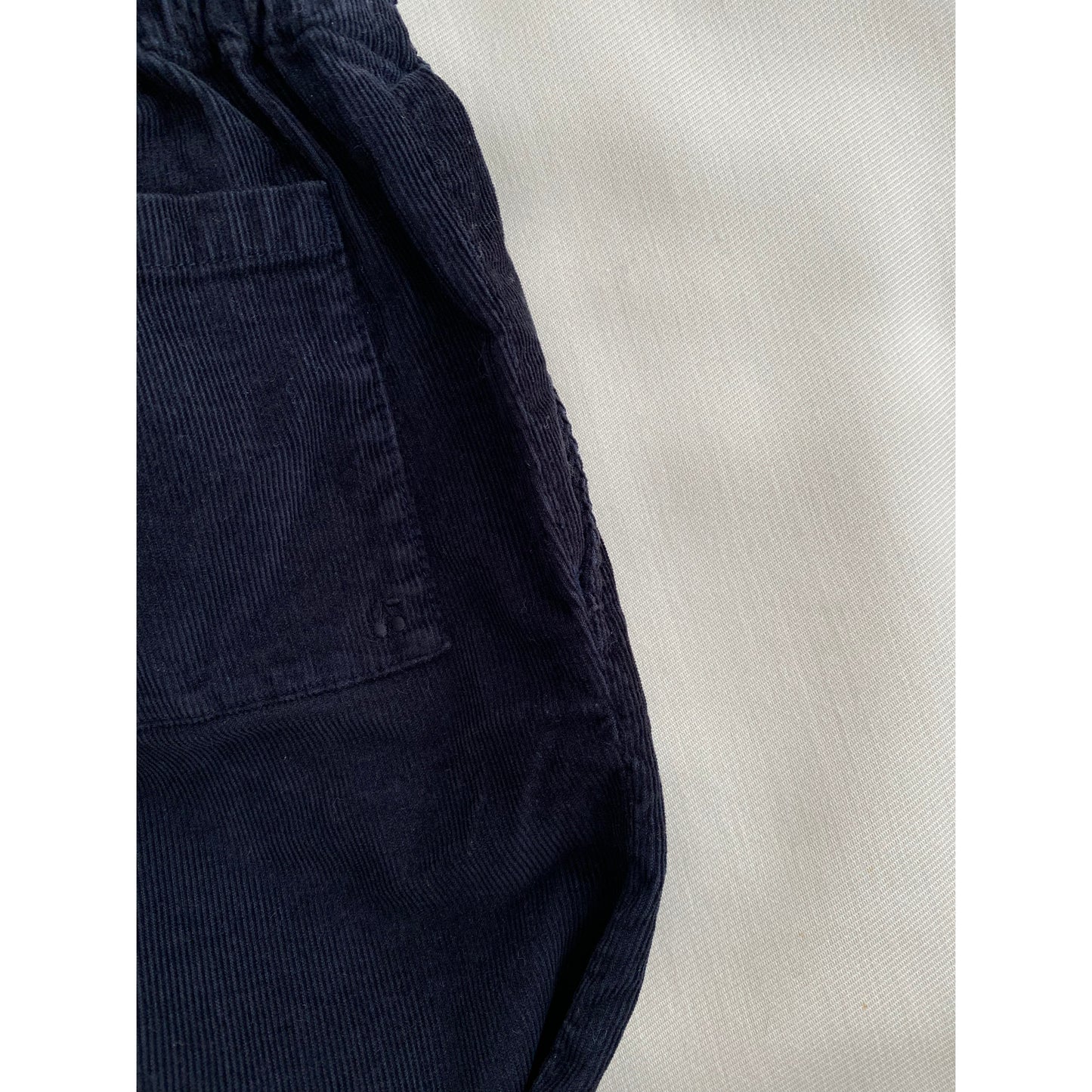 ** KIDS ** Bonpoint "Fetiche" Corduroy Black/Dark Navy Pant, size 12y