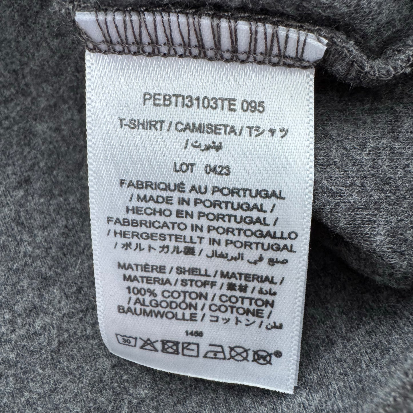 Bonpoint "Tidjiane" T-shirt in Grey, size 12 years