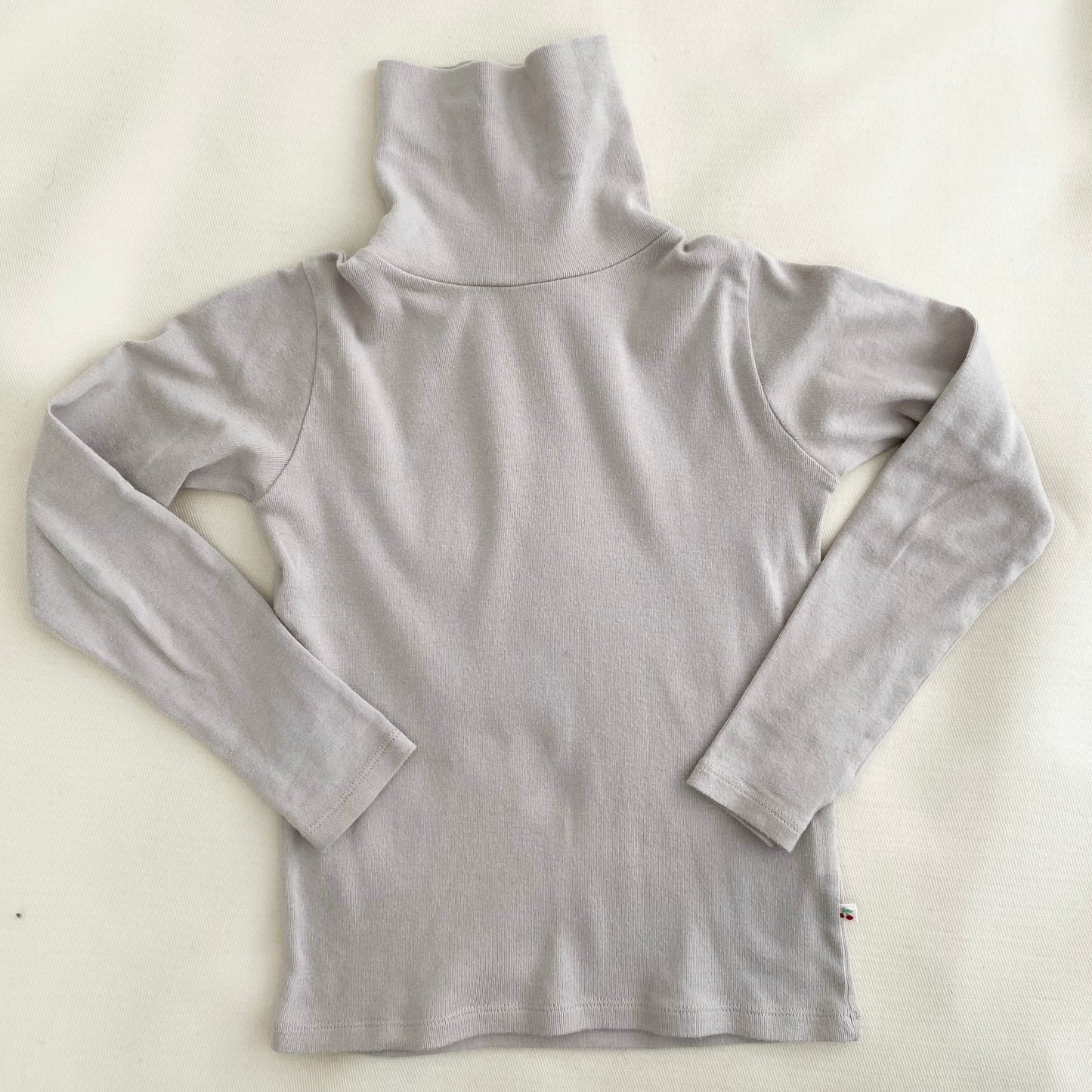 ** KIDS ** Bonpoint Greige Cotton Turtleneck, size 8y