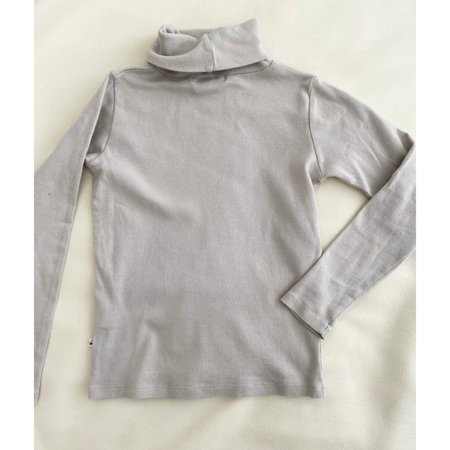 ** KIDS ** Bonpoint Greige Cotton Turtleneck, size 8y