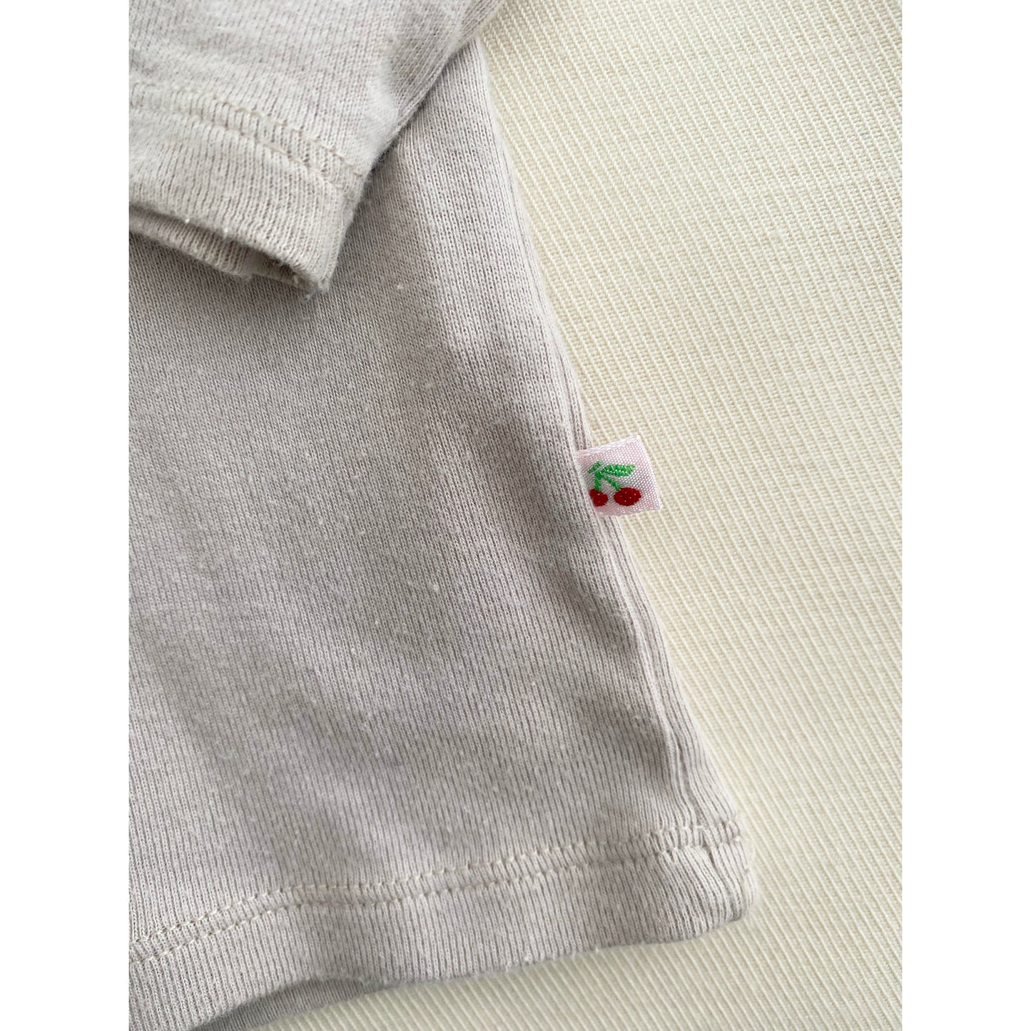 ** KIDS ** Bonpoint Greige Cotton Turtleneck, size 8y