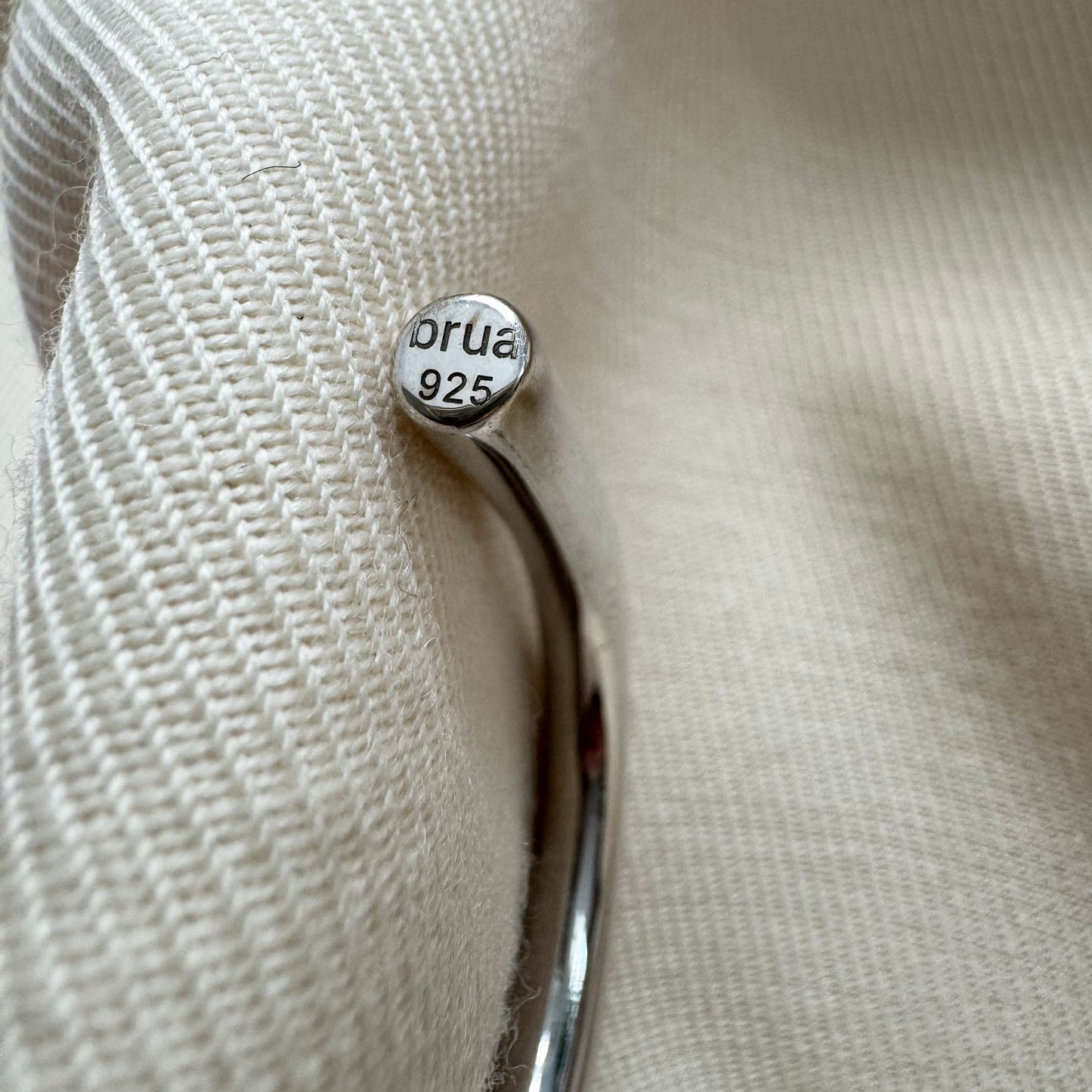 Bruá Set of Silver Rings, size 6