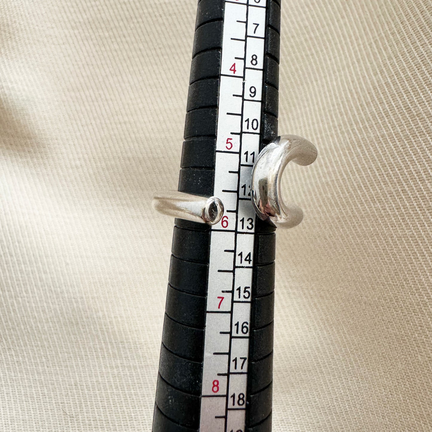 Bruá Set of Silver Rings, size 6