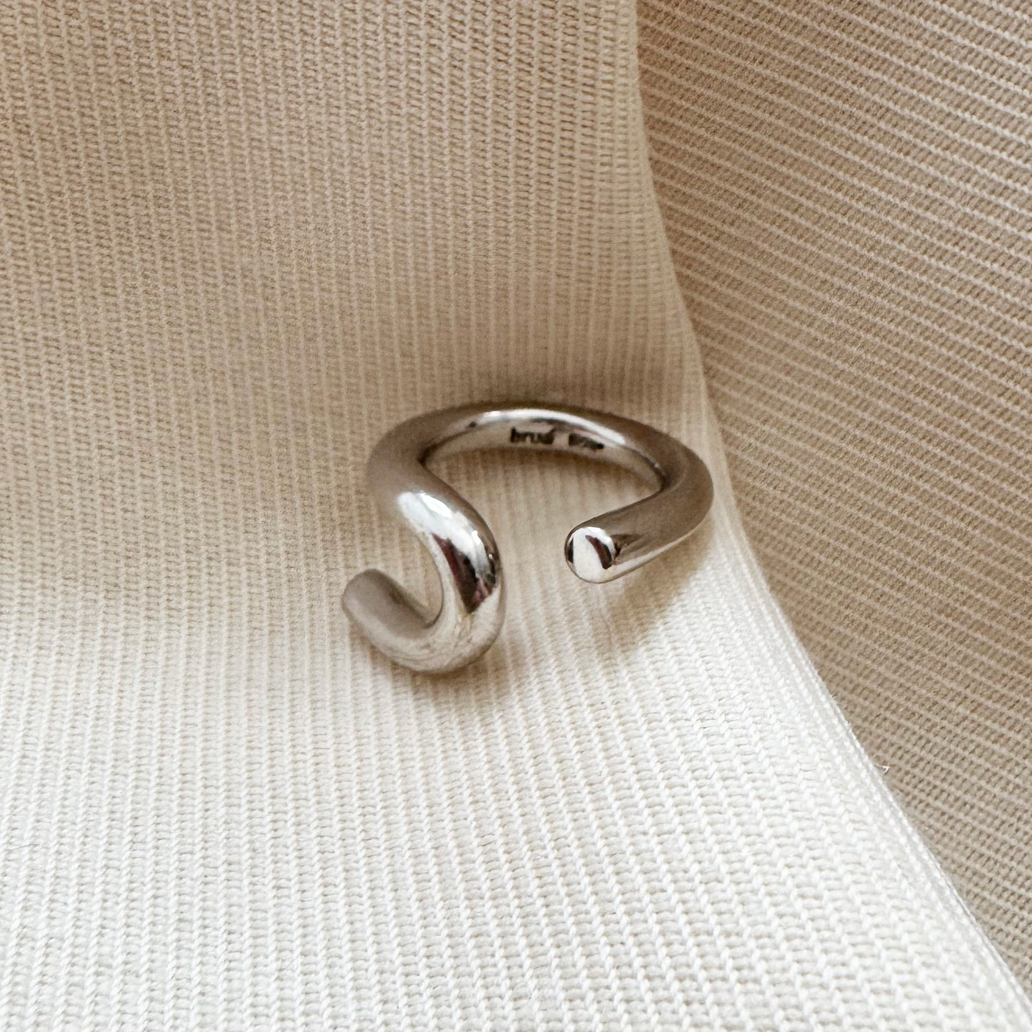 Bruá Set of Silver Rings, size 6