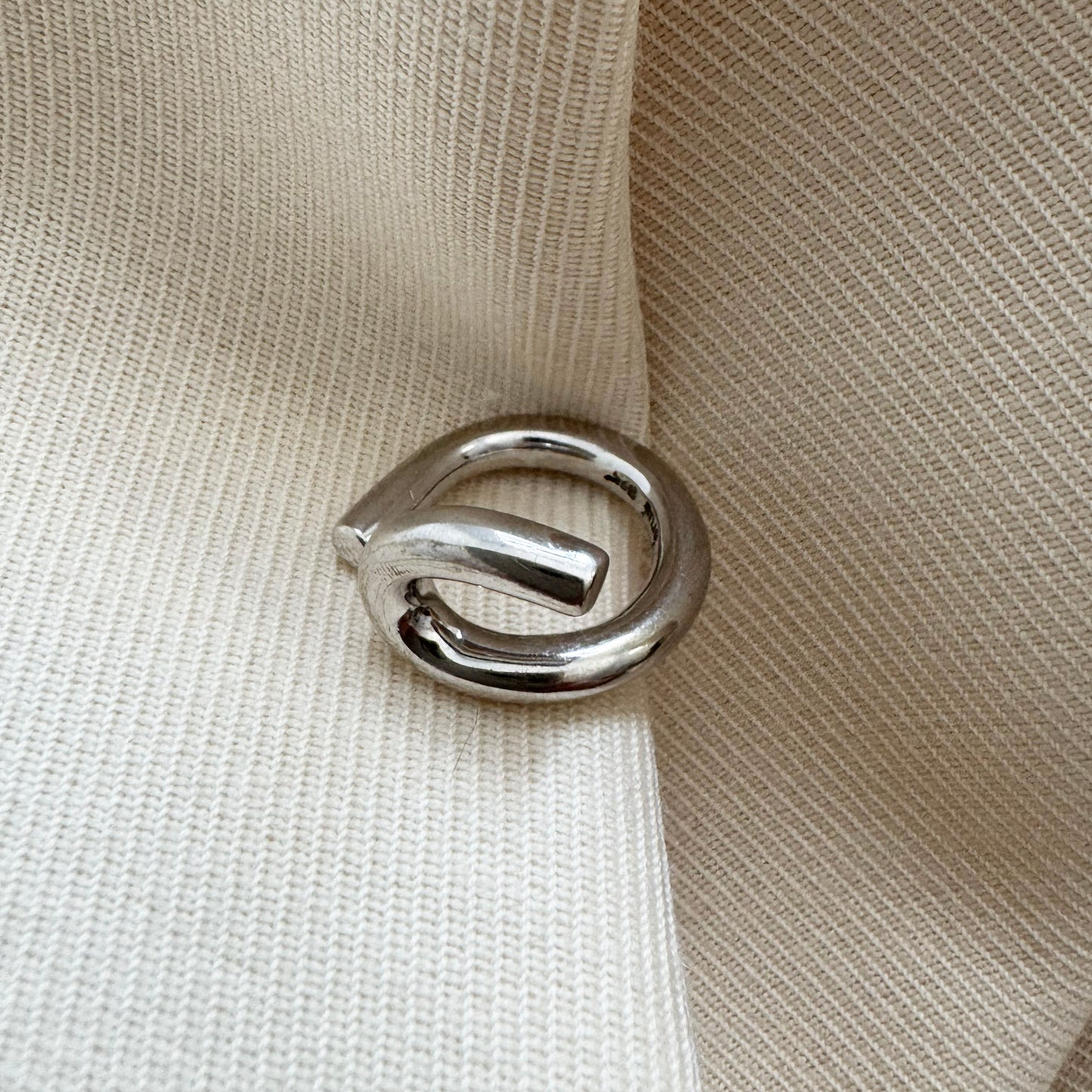 Bruá Set of Silver Rings, size 6