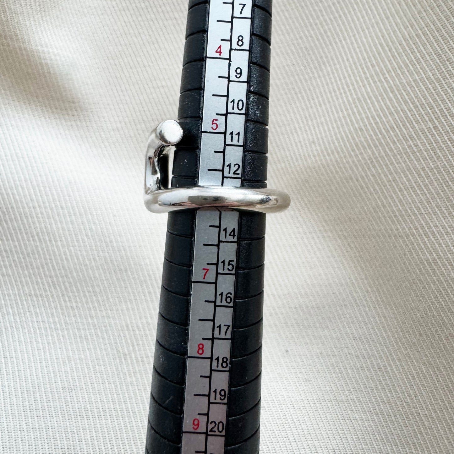 Bruá Set of Silver Rings, size 6