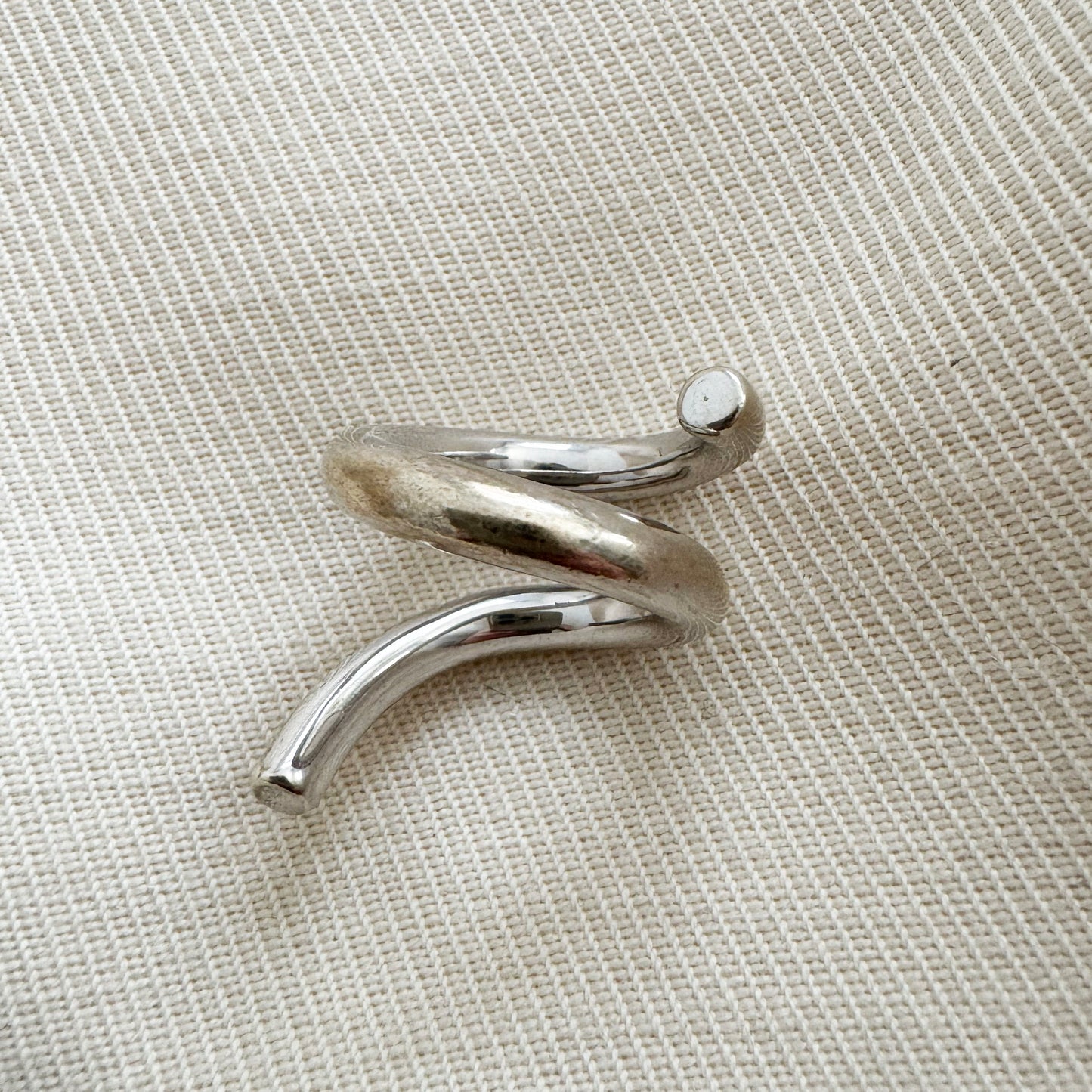 Bruá Set of Silver Rings, size 6