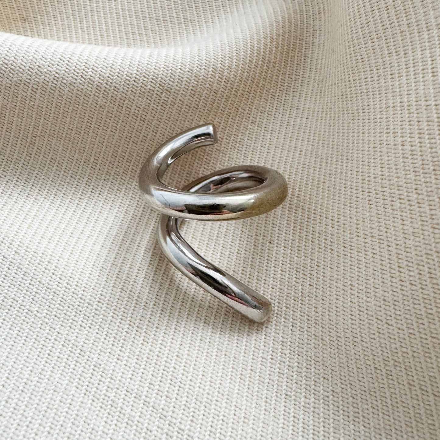 Bruá Set of Silver Rings, size 6