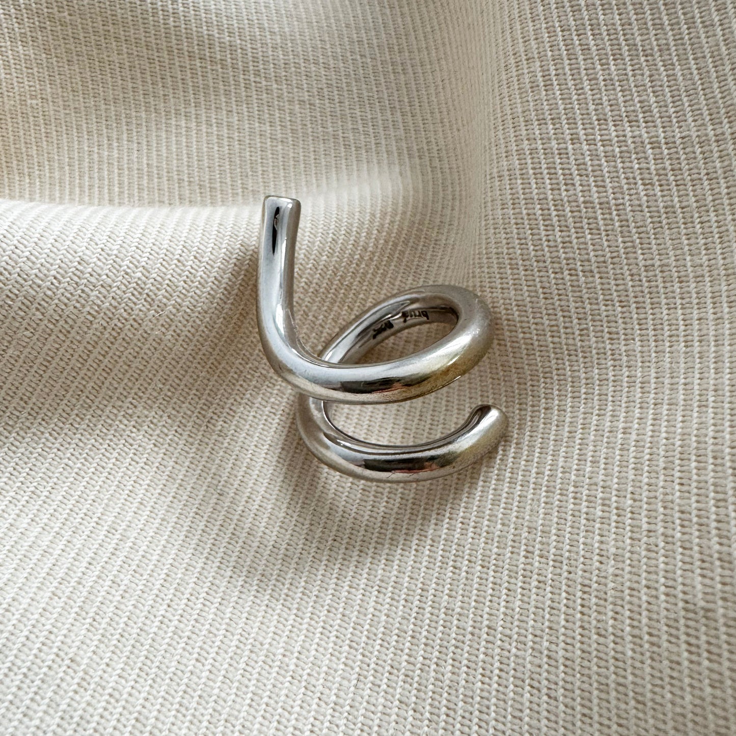 Bruá Set of Silver Rings, size 6
