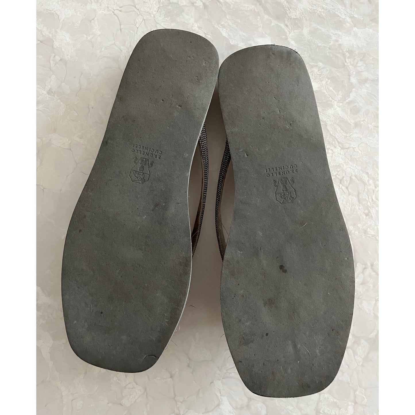 Tongs espadrilles Brunello Cucinelli Monili, taille 38,5