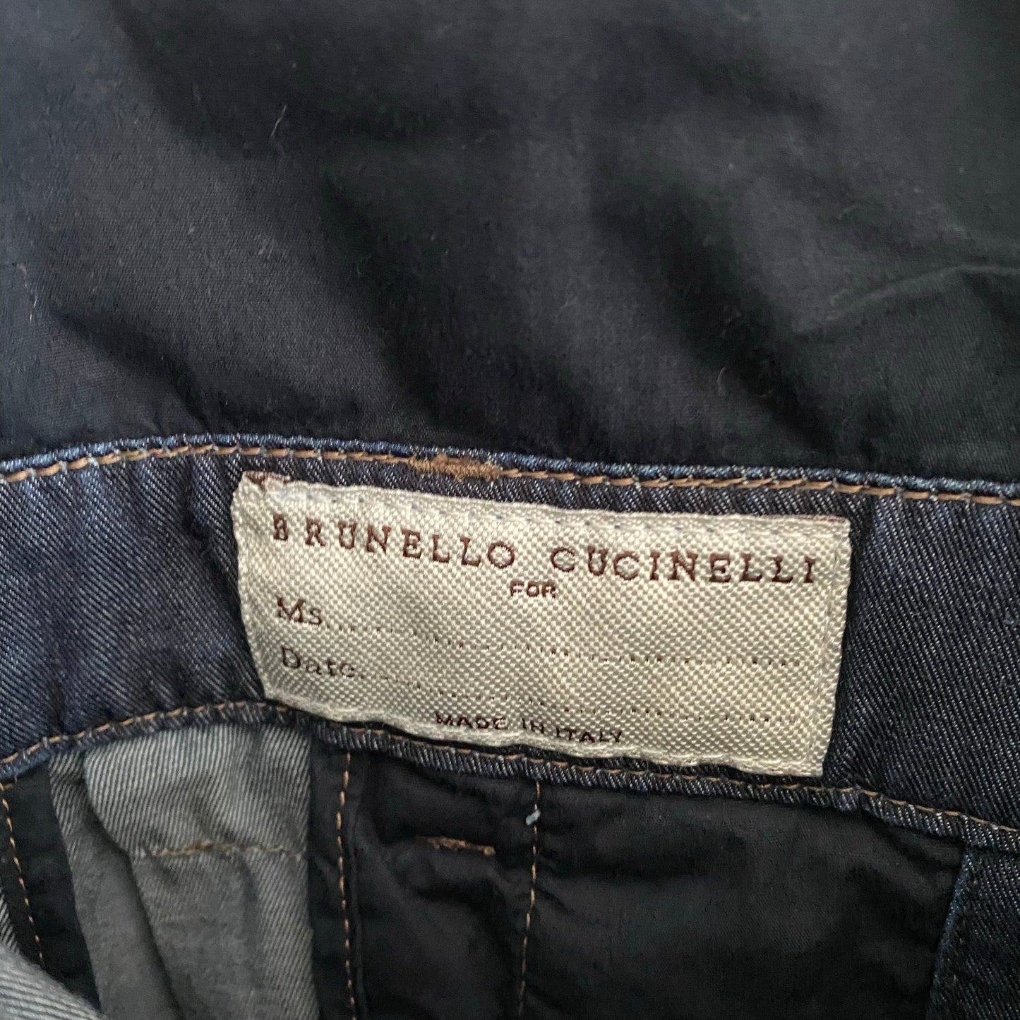 Salopette en jean Brunello Cucinelli taille 6 (convient 2/4)